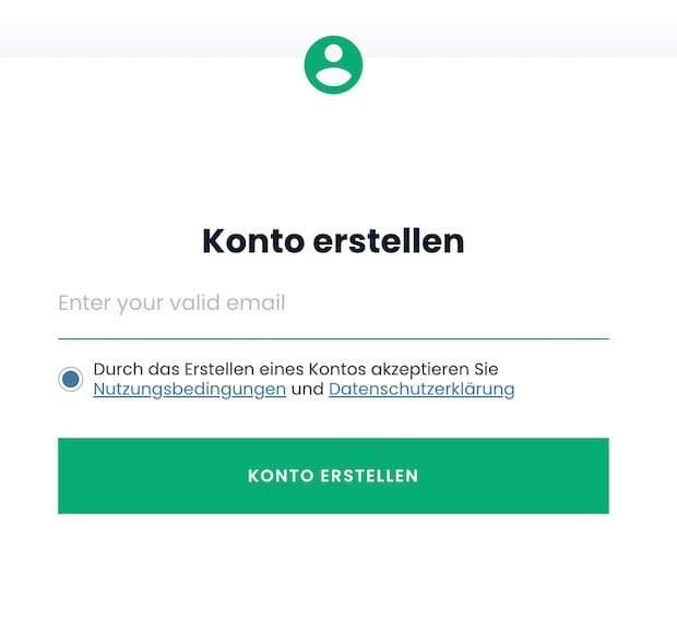 uMobix-Konto erstellen